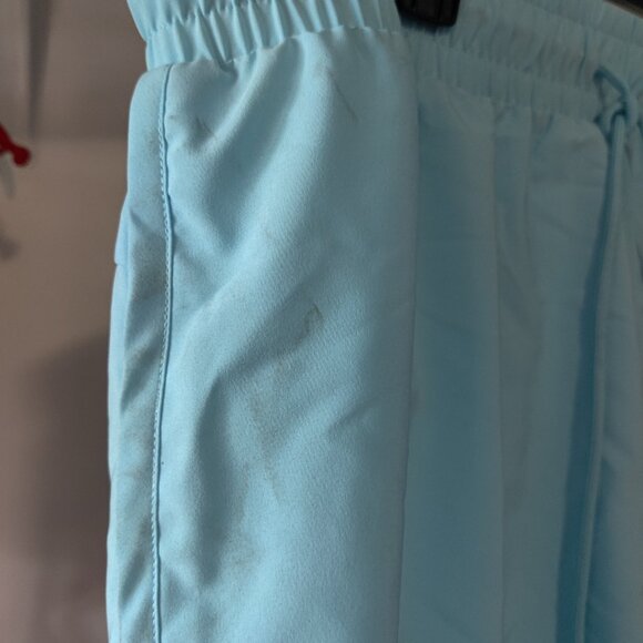 SOILED Ideology Women Elastic Waist Drawstring Swim Short Blue Sz XL $40 10HL145 - Picture 3 of 3